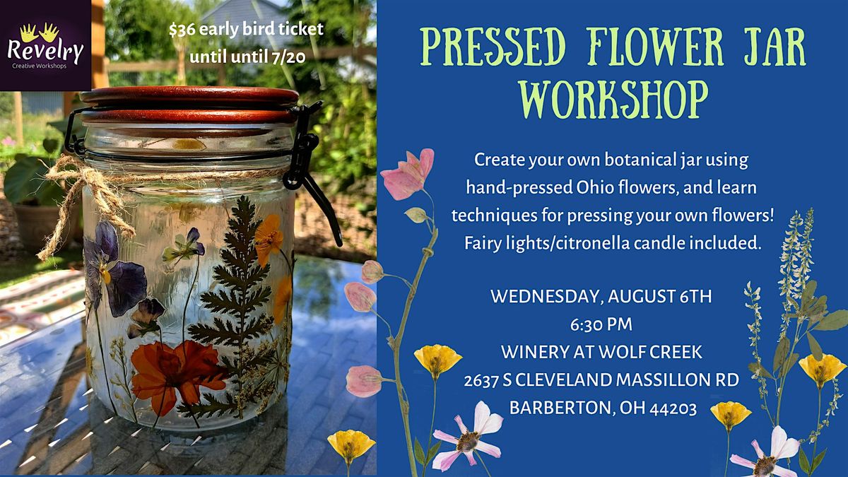 Pressed Flower Lanterns, 6 August | Event in Barberton | AllEvents