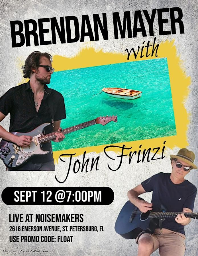 Brendan Mayer with John Frinzi, 12 September | Event in St. Petersburg | AllEvents