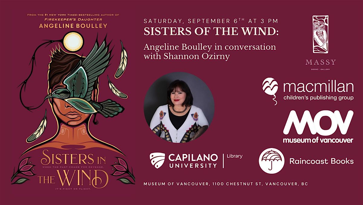 Sisters in the Wind with Angeline Boulley, 6 September | Event in Vancouver | AllEvents