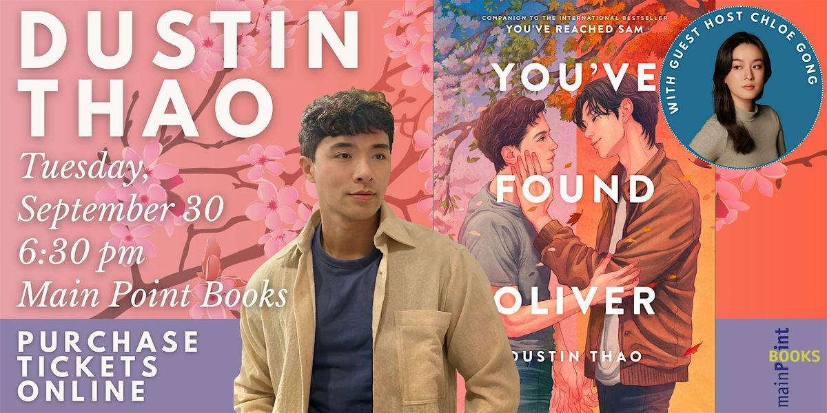 Dustin Thao with guest Chloe Gong, 30 September | Event in Wayne | AllEvents