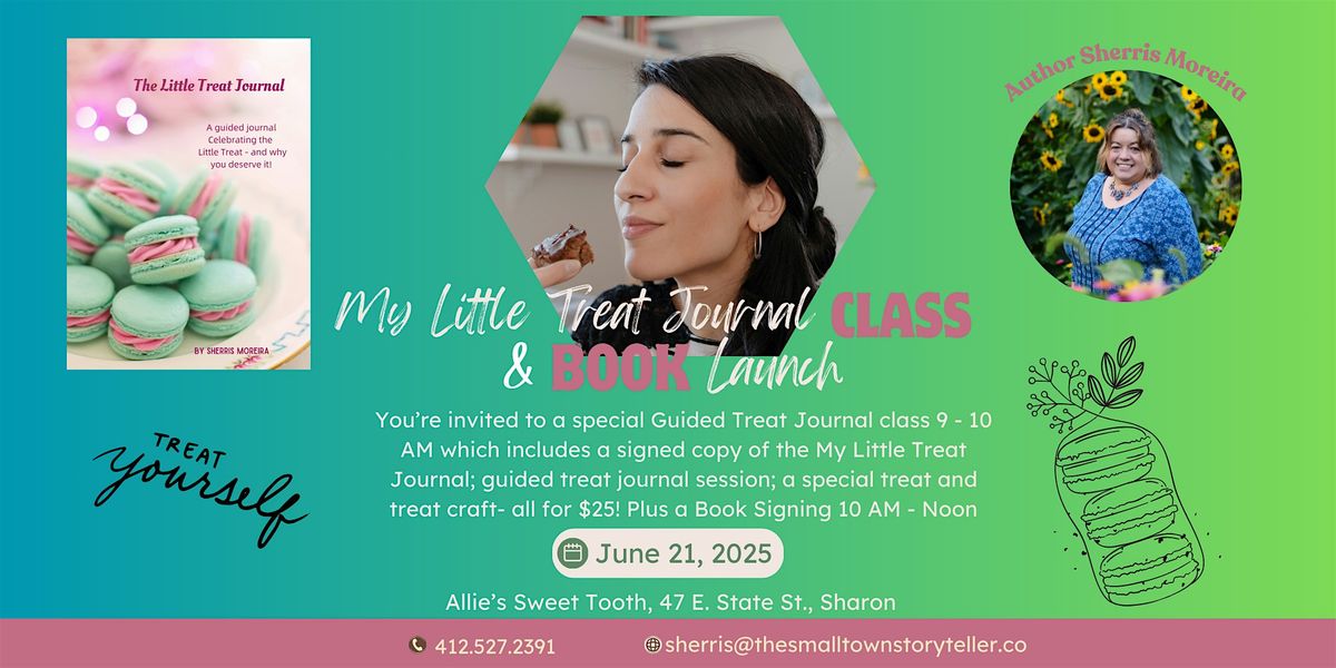 My Little Treat Journal Class & Book Launch June 21 | Event in Sharon | AllEvents
