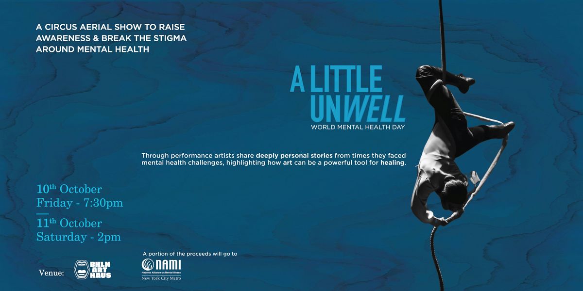 A Little Unwell, 10 October | Event in Brooklyn | AllEvents