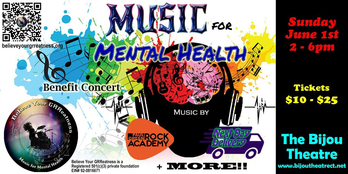 Music for Mental Health - Benefit Concert, 1 June | Event in Bridgeport | AllEvents