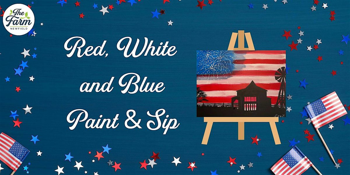Red, White and Blue Paint & Sip at Newfield, 1 July | Event in Palm City | AllEvents