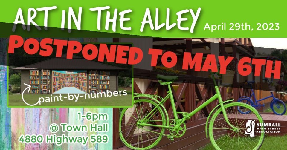 ART IN THE ALLEY Downtown, Sumrall , Town of Sumrall, 6 May 2023