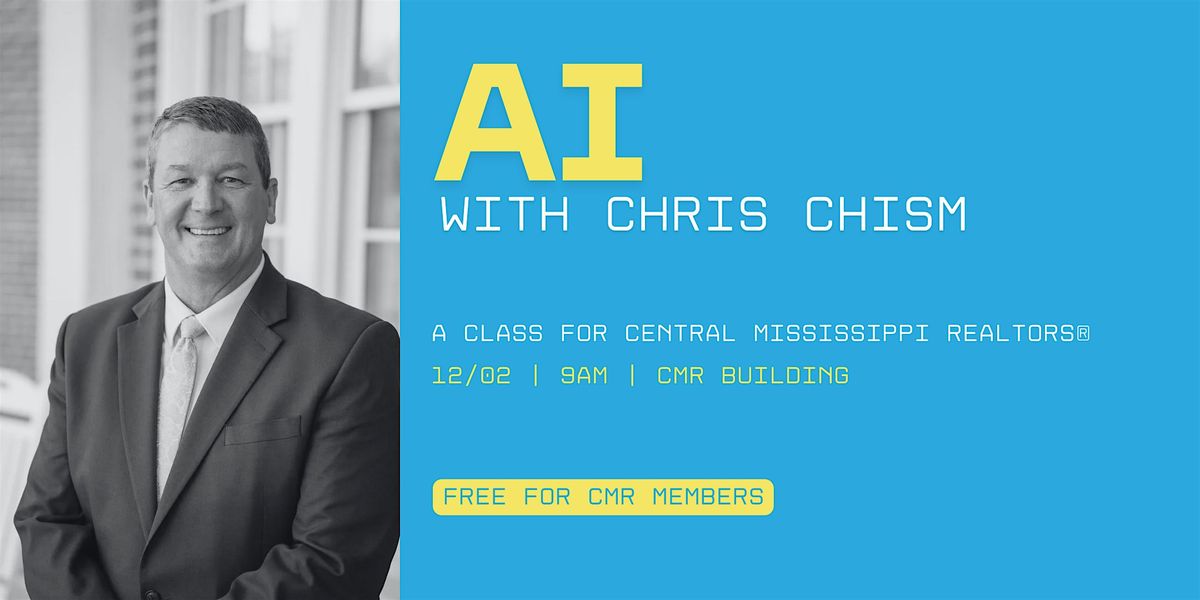 AI Class with Chris Chism, 2 December | Event in Ridgeland | AllEvents