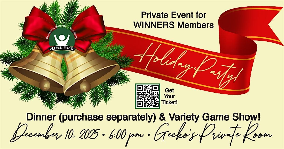 Invite only -WINNERS Holiday Party with a Variety Game Show!, 10 December | Event in Sarasota | AllEvents
