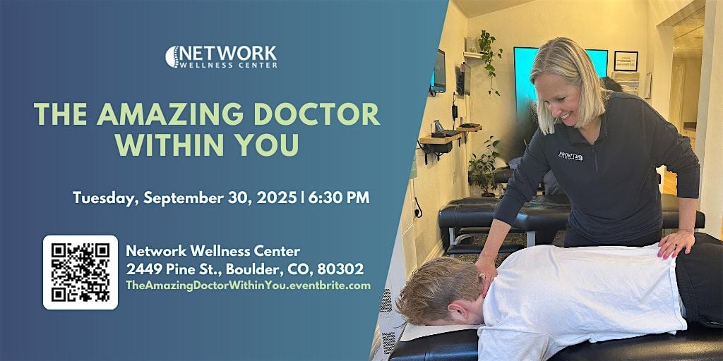 The Amazing Doctor Within You, 30 September | Event in Boulder | AllEvents