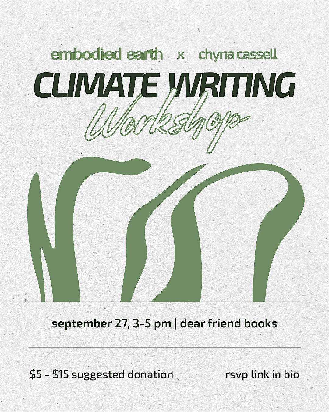 Climate Writing Workshop | Event in Brooklyn | AllEvents