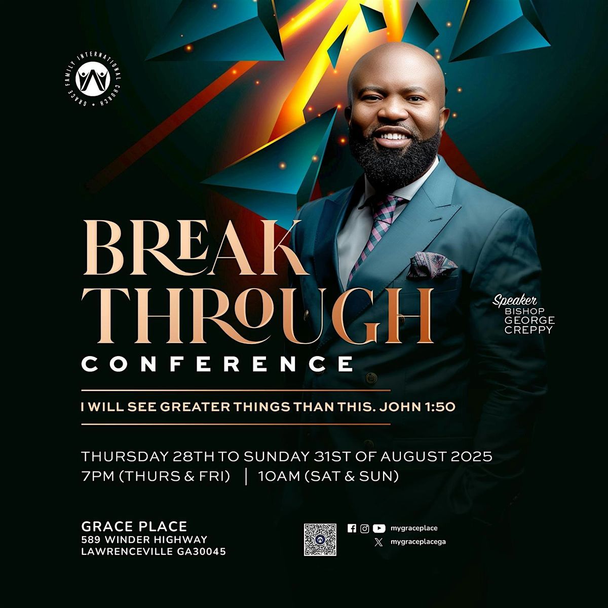 BREAK THROUGH CONFERENCE 2025, 28 August | Event in Lawrenceville | AllEvents