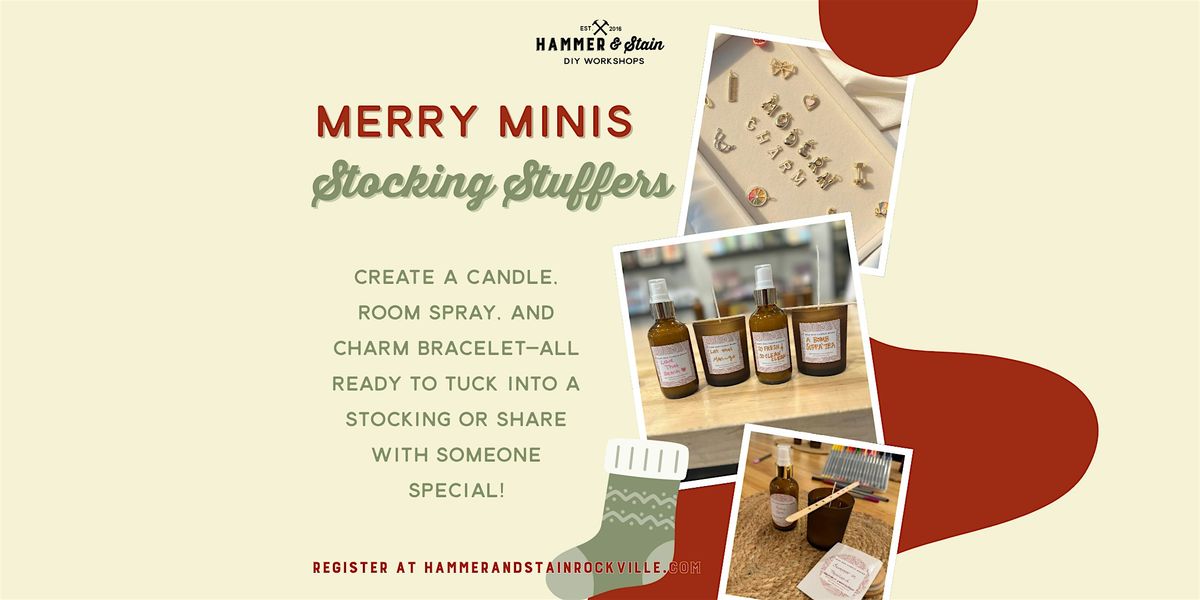 Merry Minis: Stocking Stuffer Workshop, 13 December | Event in Rockville | AllEvents