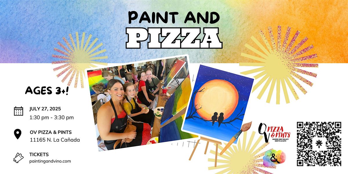 Paint and Pizza – Family Event at OV Pizza & Pints, 27 July | Event in Oro Valley | AllEvents