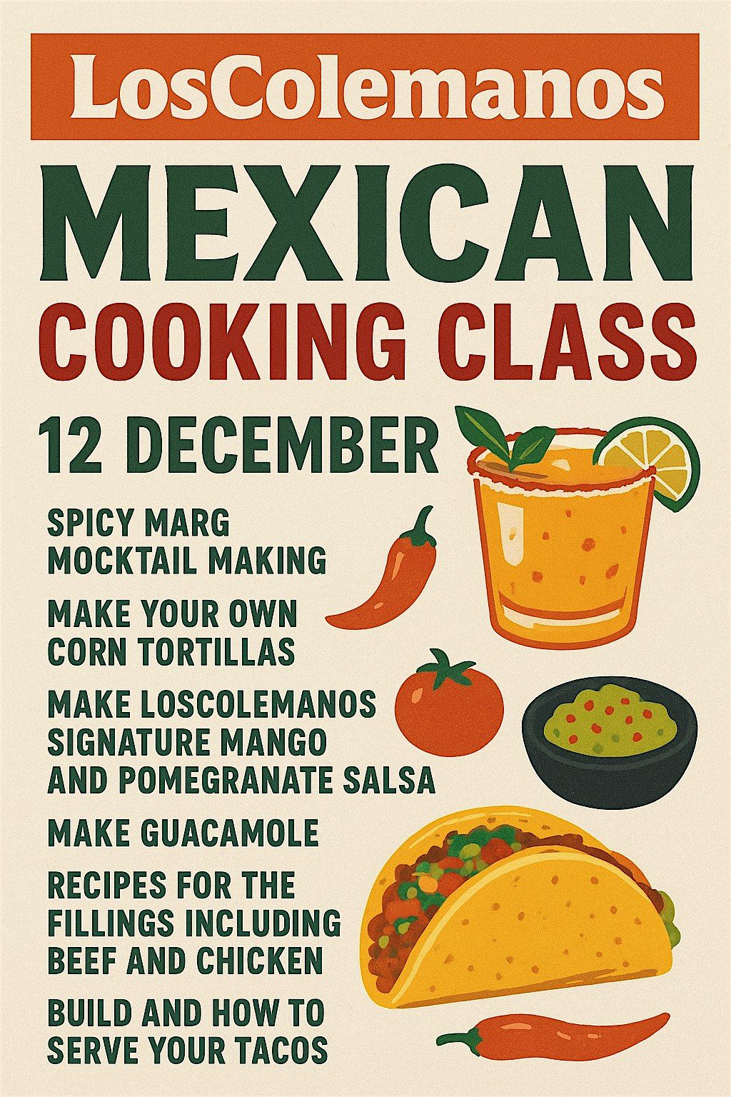 Taco Class Glasgow, 12 December | Event in Glasgow | AllEvents