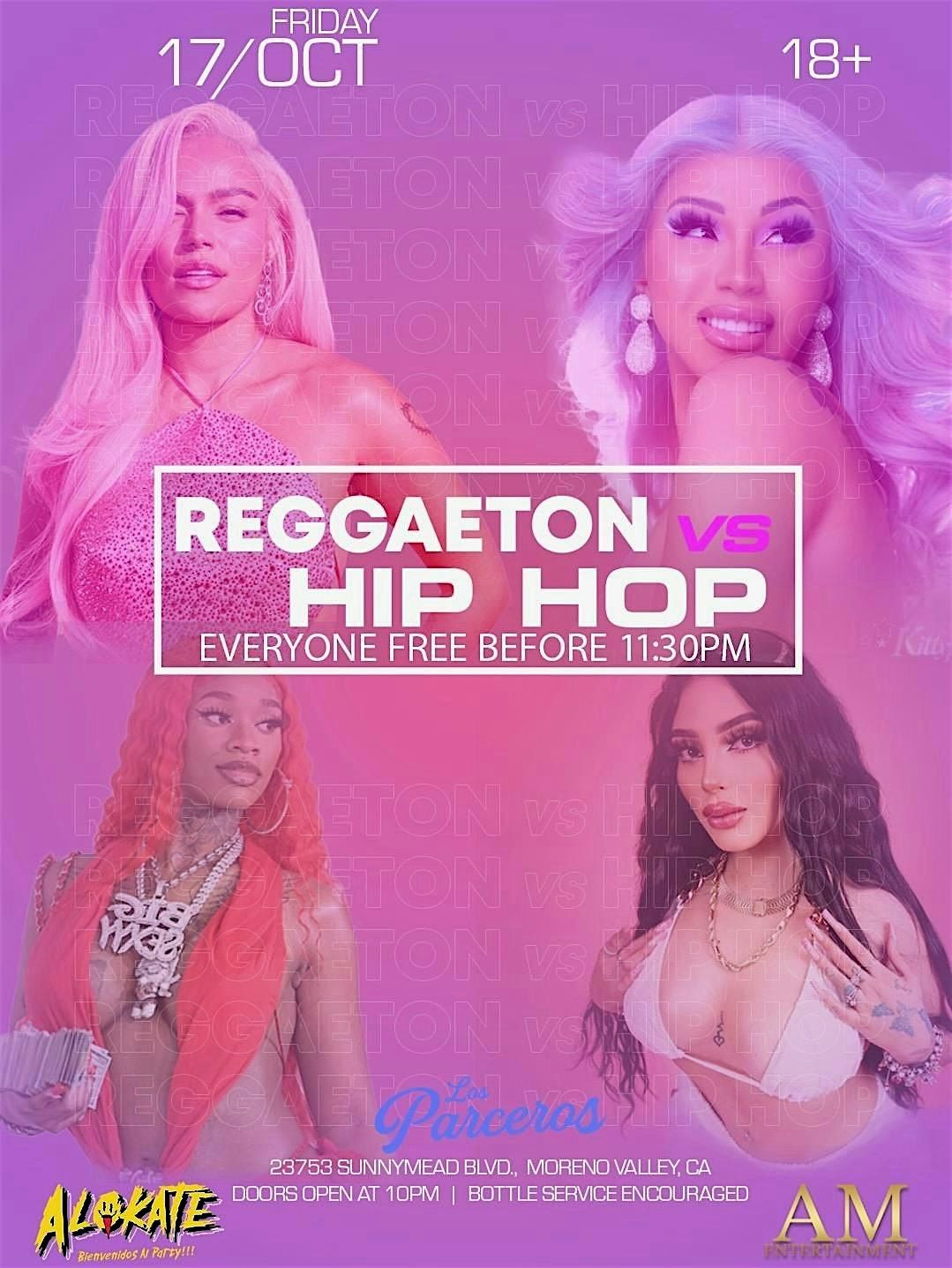 ⚡️ ALOKATE PARTY!- REGGAETON vs HIP-HOP ⚡️ | Event in Moreno Valley | AllEvents