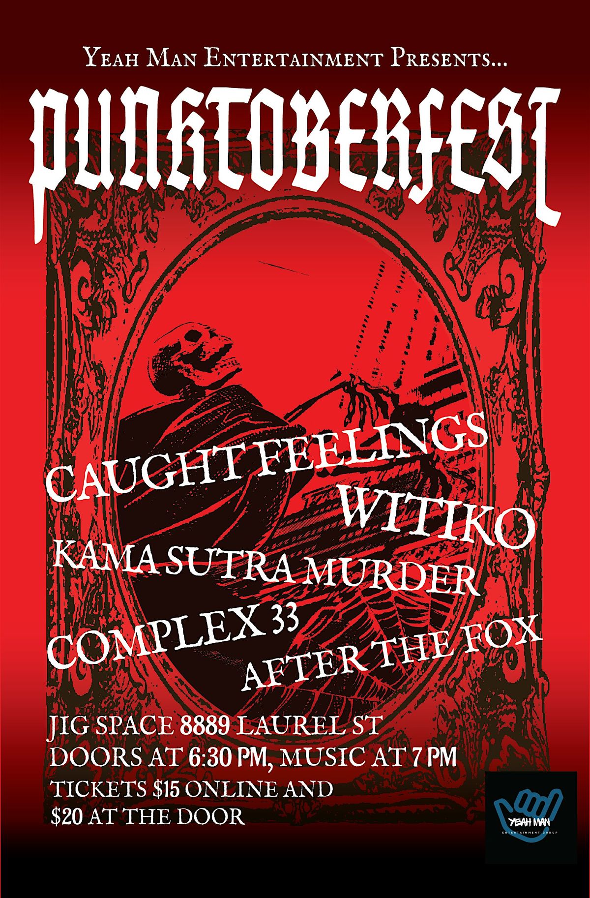 Yeah Man Entertainment: Punktoberfest, 31 October | Event in Vancouver | AllEvents