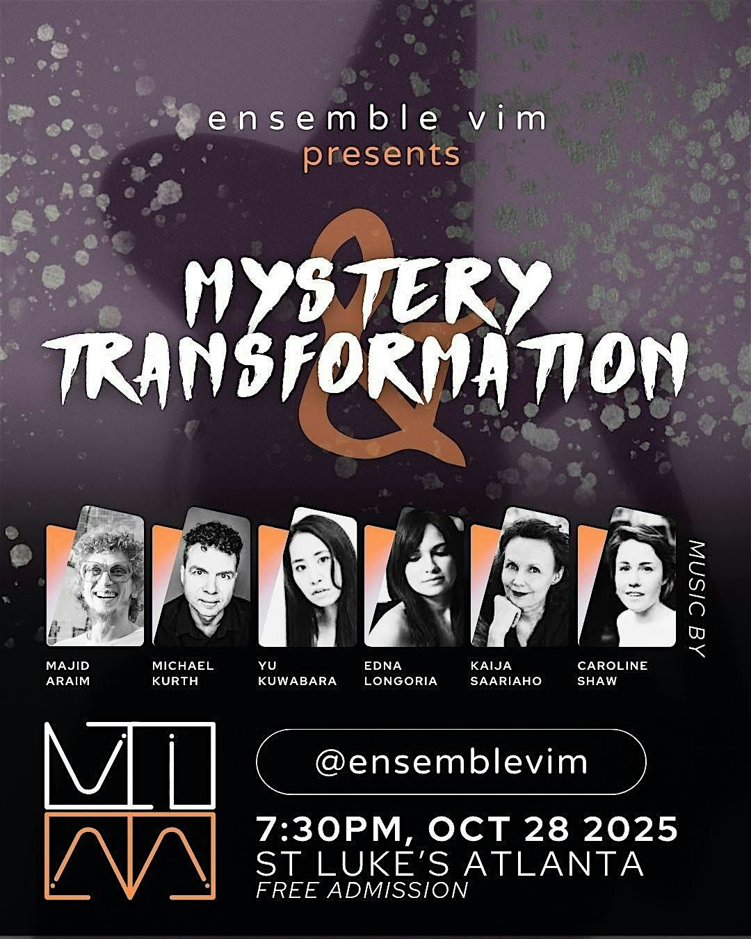 ensemble vim presents: Mystery & Transformation, 28 October | Event in Atlanta | AllEvents