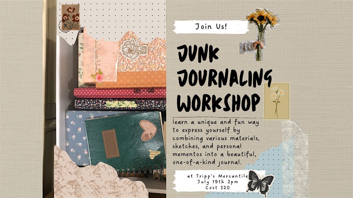 Junk Journaling Workshop, 19 July | Event in North Wilkesboro | AllEvents