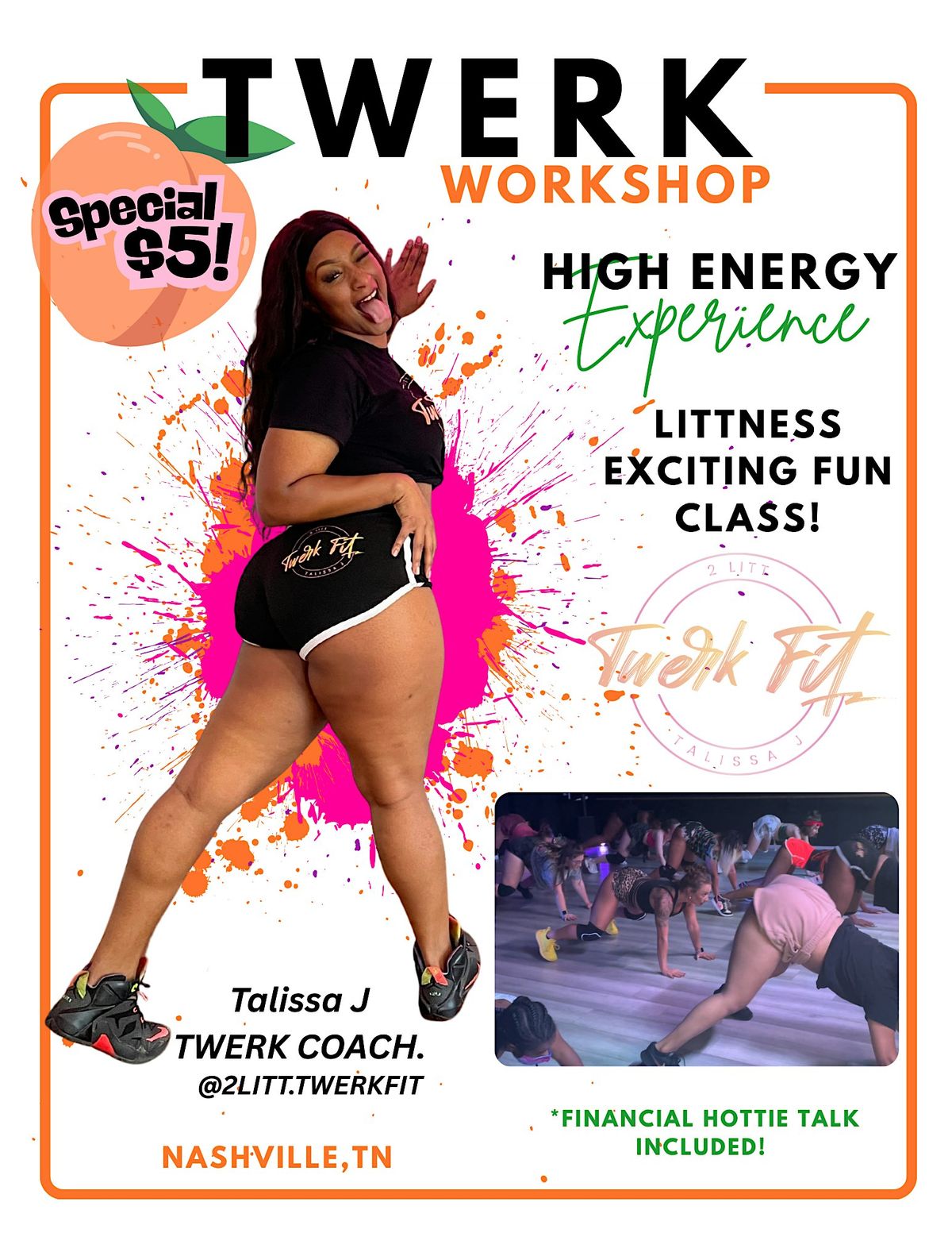 $5 TWERK CLASS, 18 October | Event in Nashville | AllEvents