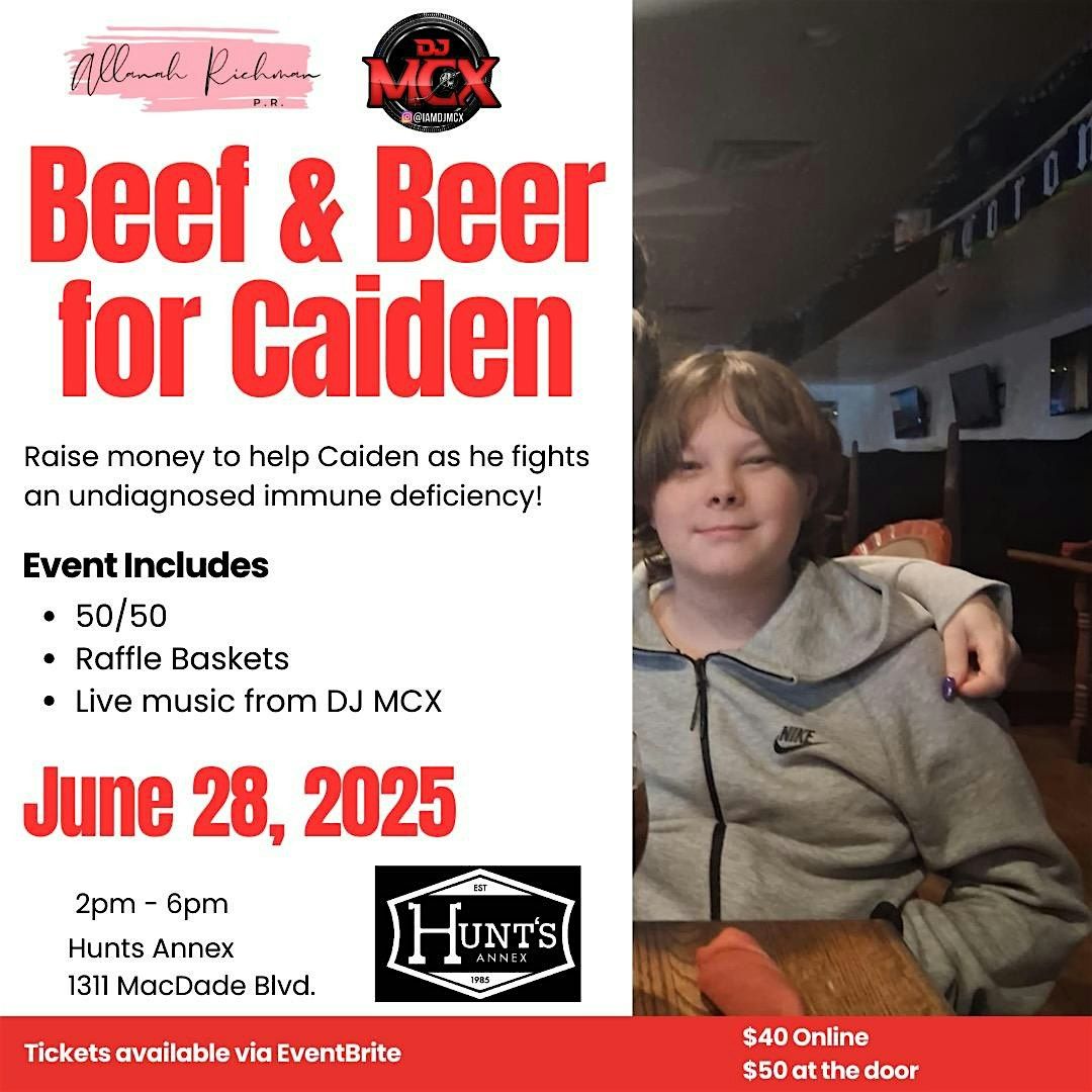 Beef & Beer for Caiden, 28 June | Event in Woodlyn | AllEvents