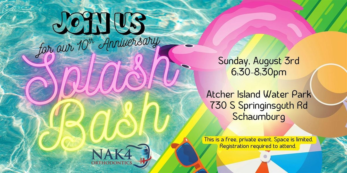 NAK4 10th Anniversary Splash Bash, 3 August | Event in Schaumburg | AllEvents