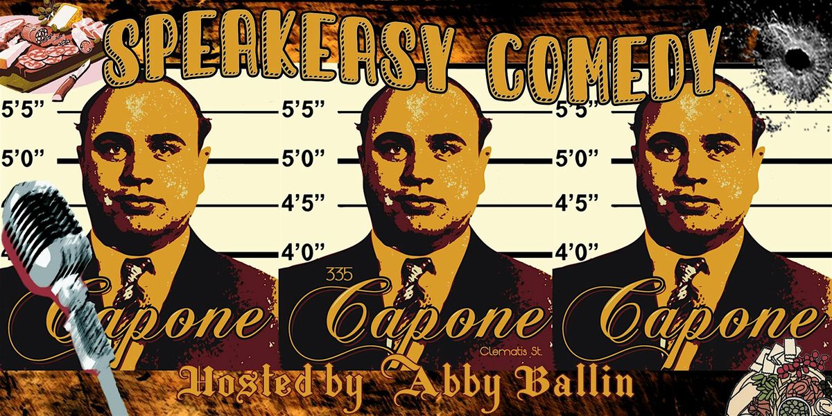 Speakeasy Comedy @ 335 Capone’s, 31 May | Event in West Palm Beach | AllEvents