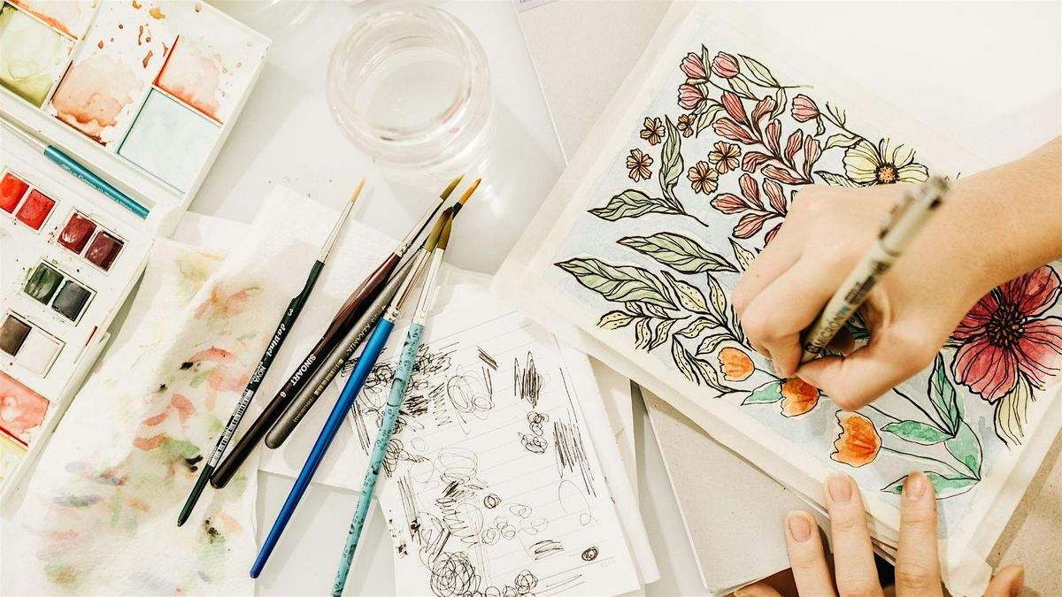Botanical Art Guided Studio Time with Camille, 9 December | Event in Asheville | AllEvents