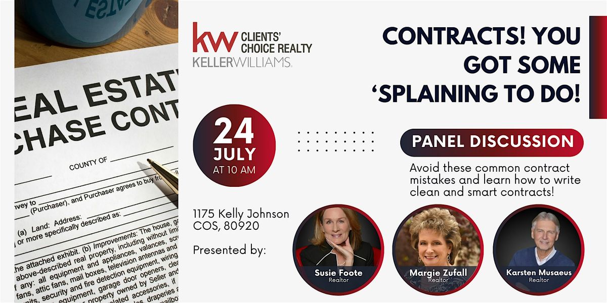 Contracts! You Got Some 'Splaining To Do!, 24 July | Event in Colorado Springs | AllEvents