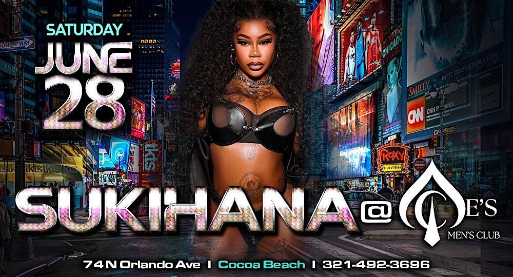 Sukihana Live JUN 28 | Aces Cocoa Beach, 28 June | Event in Cocoa Beach | AllEvents