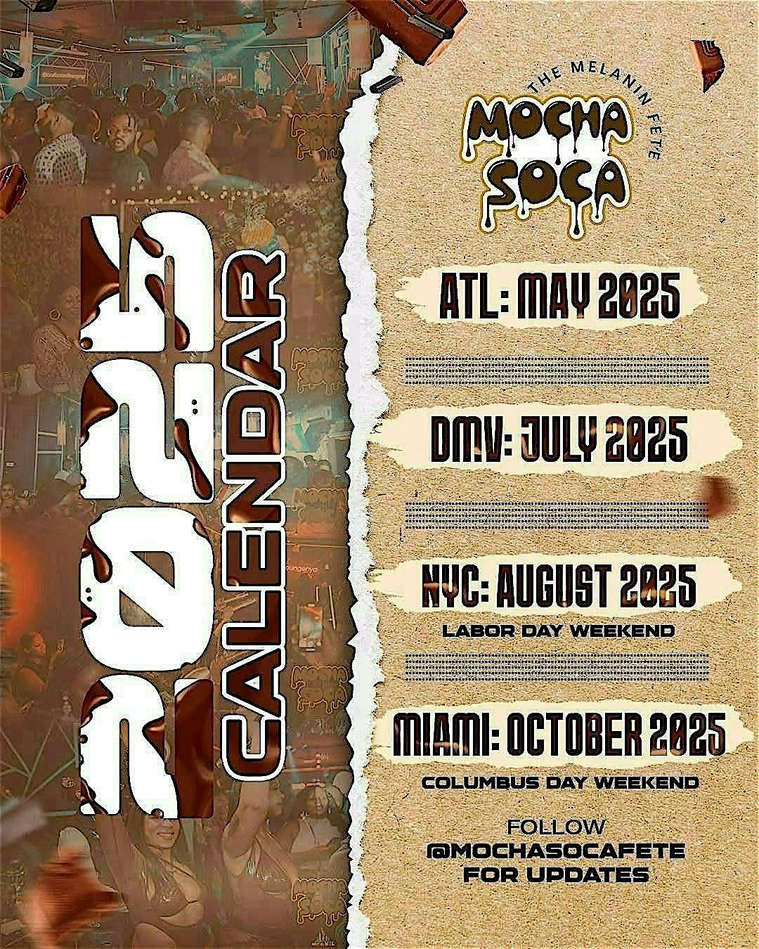 Mocha Soca MIA "The Melanin Fete", 13 October | Event in Miami | AllEvents