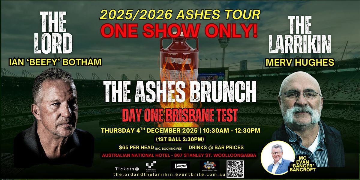 The Lord & The Larrikin - Ian 'Beefy' Botham & Merv Hughes  - 1 show only!, 4 December | Event in Woolloongabba