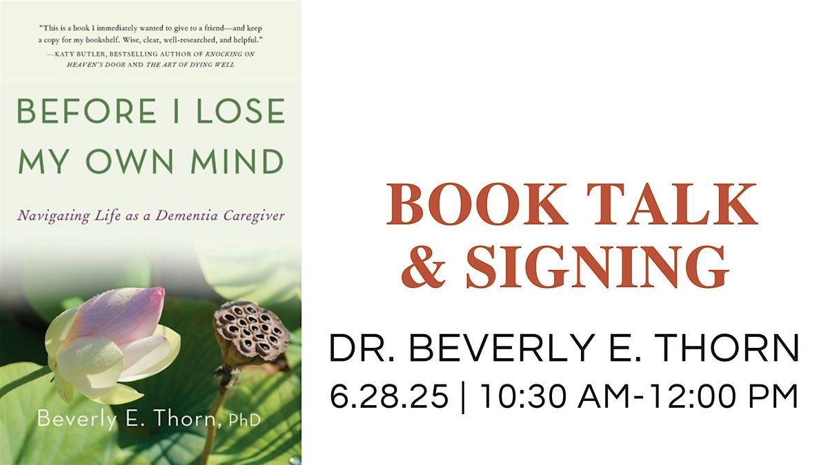 Dr. Beverly E. Thorn • Book Talk & Signing, 28 June | Event in Tuscaloosa | AllEvents