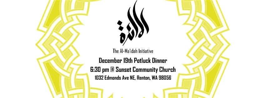 Potluck dinner for Christians and Muslims - Dec 19th, 19 December | Event in Renton | AllEvents
