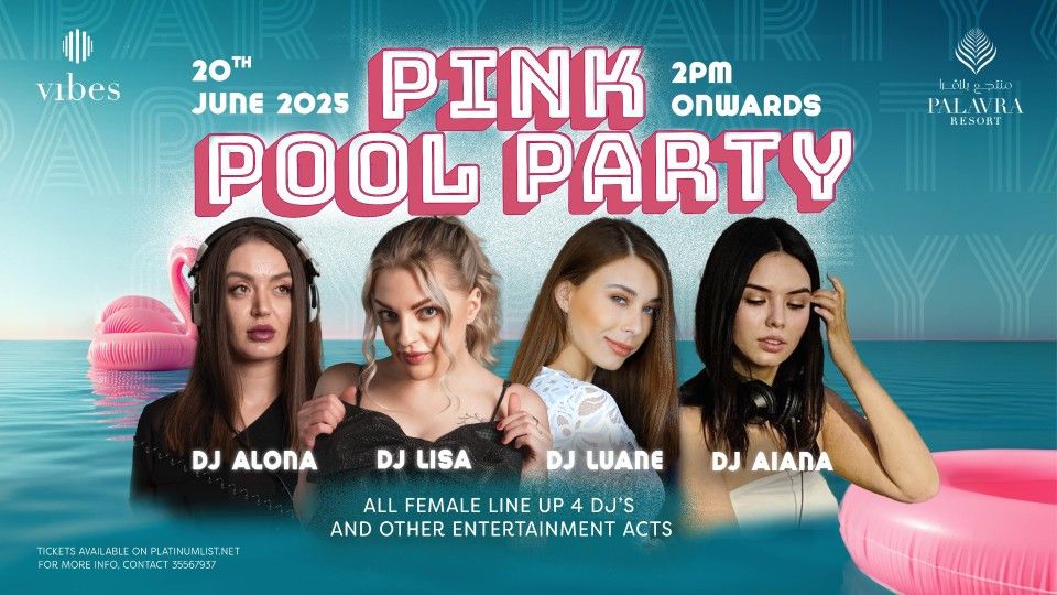 Pink Pool Party, 20 June | Event in Manama | AllEvents