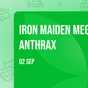 Iron Maiden Megadeth & Anthrax