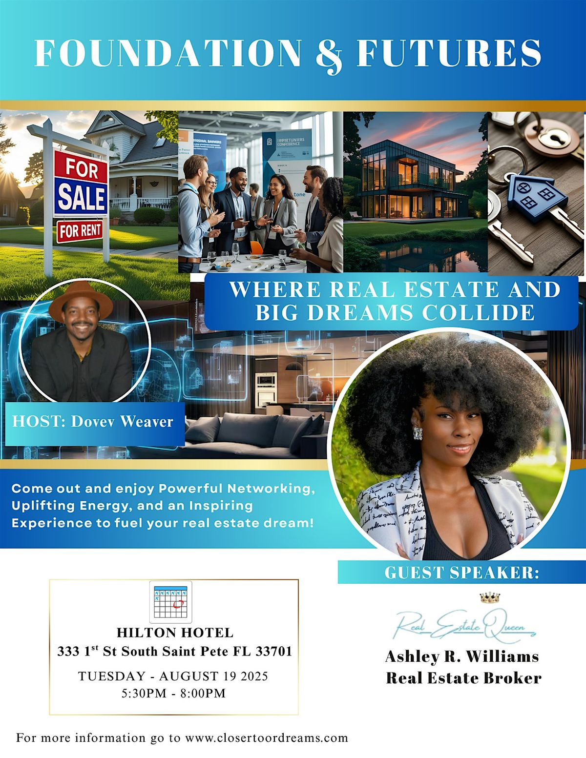 Foundations & Futures - networking for real estate professionals, 19 August | Event in St. Petersburg