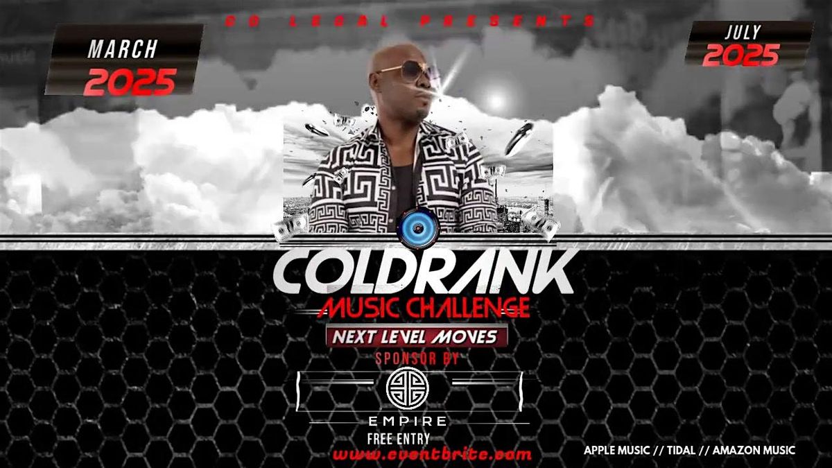 COLDRANK MUSIC HUSTLE CHALLENGE, 31 August | AllEvents