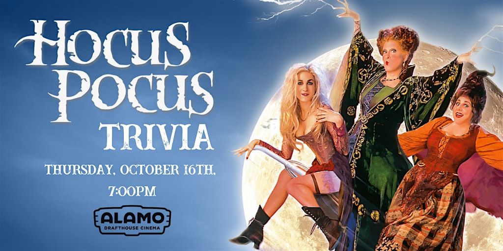 Hocus Pocus Trivia at Alamo Drafthouse Cinema Charlottesville, 16 October | Event in Charlottesville | AllEvents
