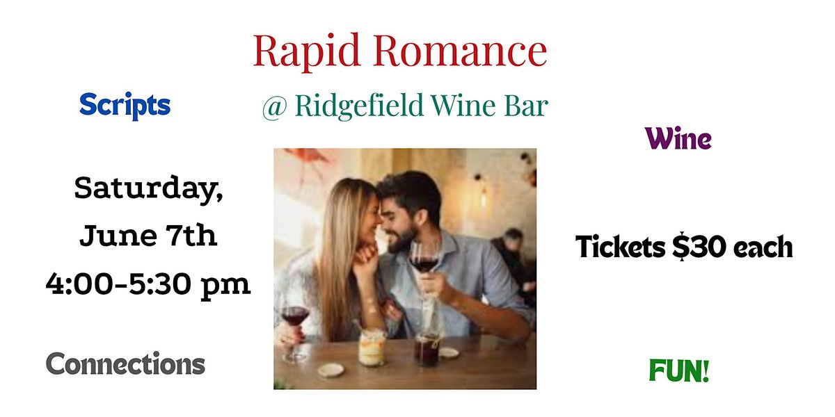 Rapid Romance, 7 June | Event in Ridgefield | AllEvents