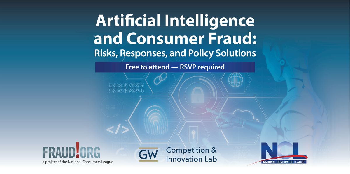 Artificial Intelligence and Consumer Fraud, 17 September | Event in Washington | AllEvents