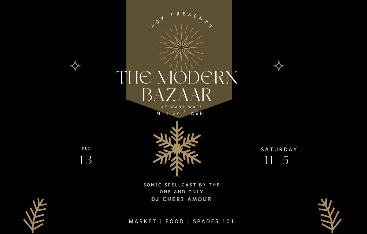 The Modern Bazaar at WaNa Wari, 13 December | Event in Seattle | AllEvents