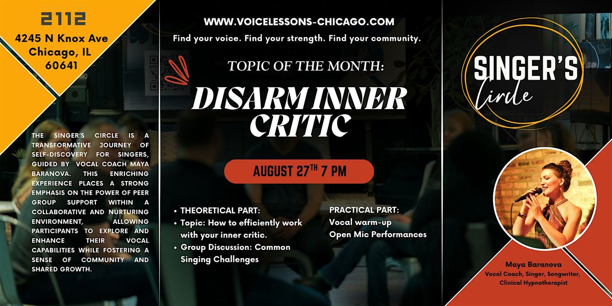 Singer's Circle, 27 August | Event in Chicago | AllEvents