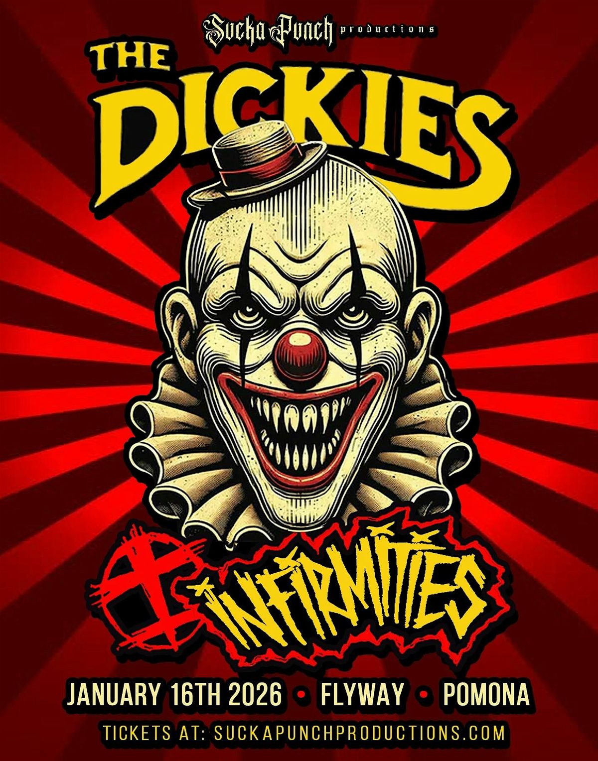 Dickies live in concert in Pomona, 16 January | Event in Pomona | AllEvents