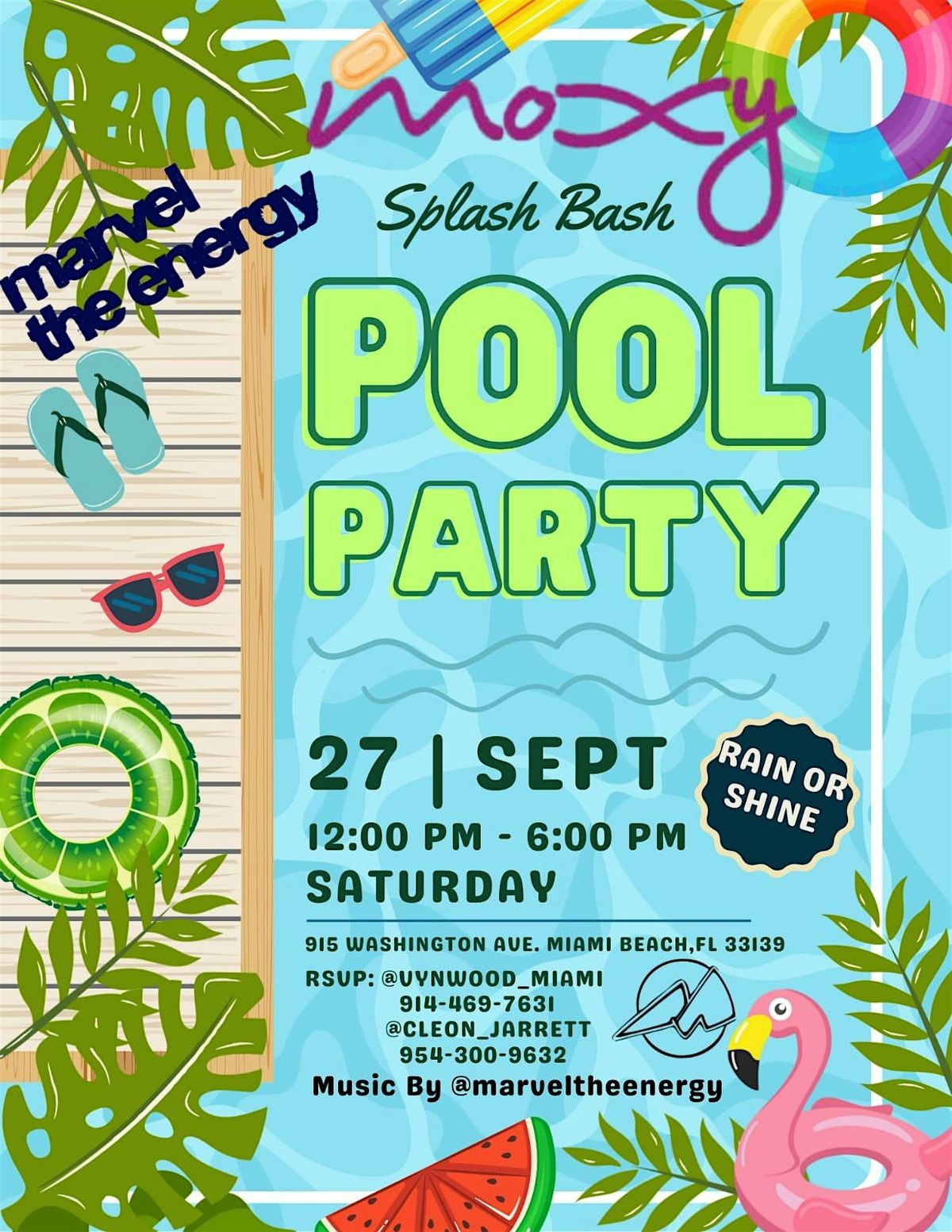 Moxy South Beach Splash Bash! | Event in Miami Beach | AllEvents
