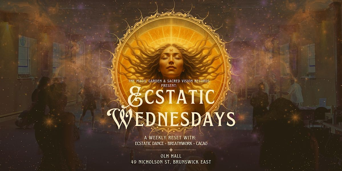Ecstatic Wednesdays - Ecstatic Dance & Breathwork(Midweek Community Portal), 9 July | Event in Brunswick East