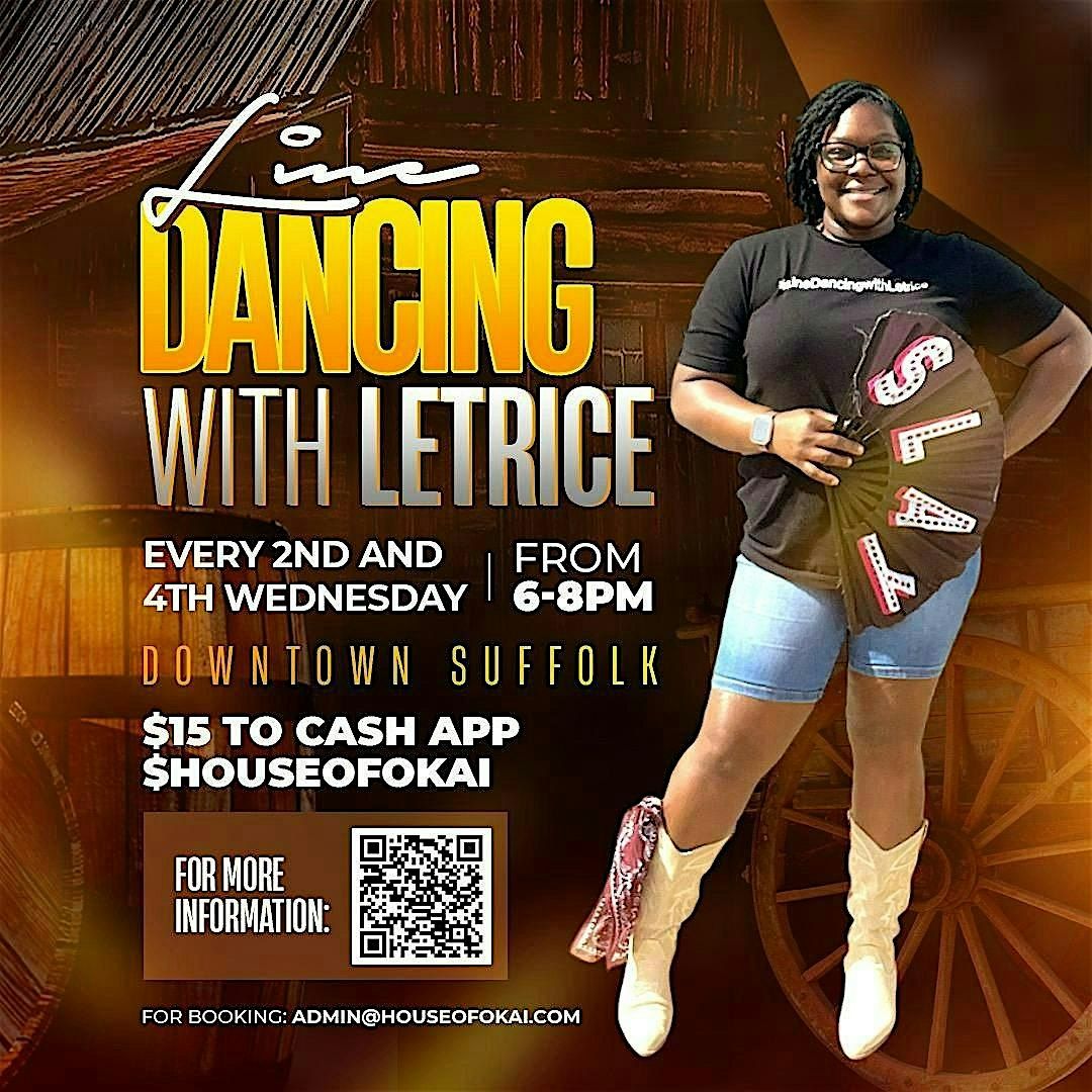 Line Dancing With Letrice  SIP & LINE (SUFFOLK), 9 July | Event in Suffolk | AllEvents
