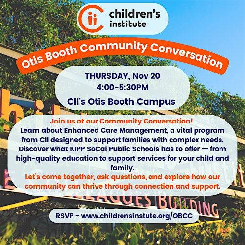 Community Conversation at CII's Echo Park/HiFi Campus - 11/20/25, 20 November | Event in Los Angeles | AllEvents