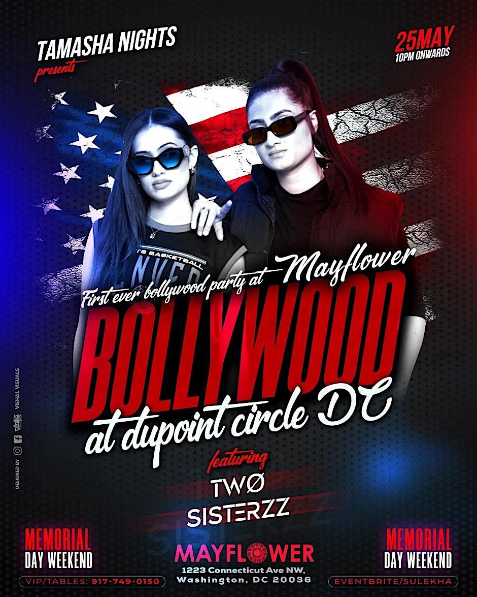 BOLLYWOOD BASH 2025 | MAYFLOWER CLUB DC | MEMORIAL DAY WEEKEND, 25 May | Event in Washington | AllEvents