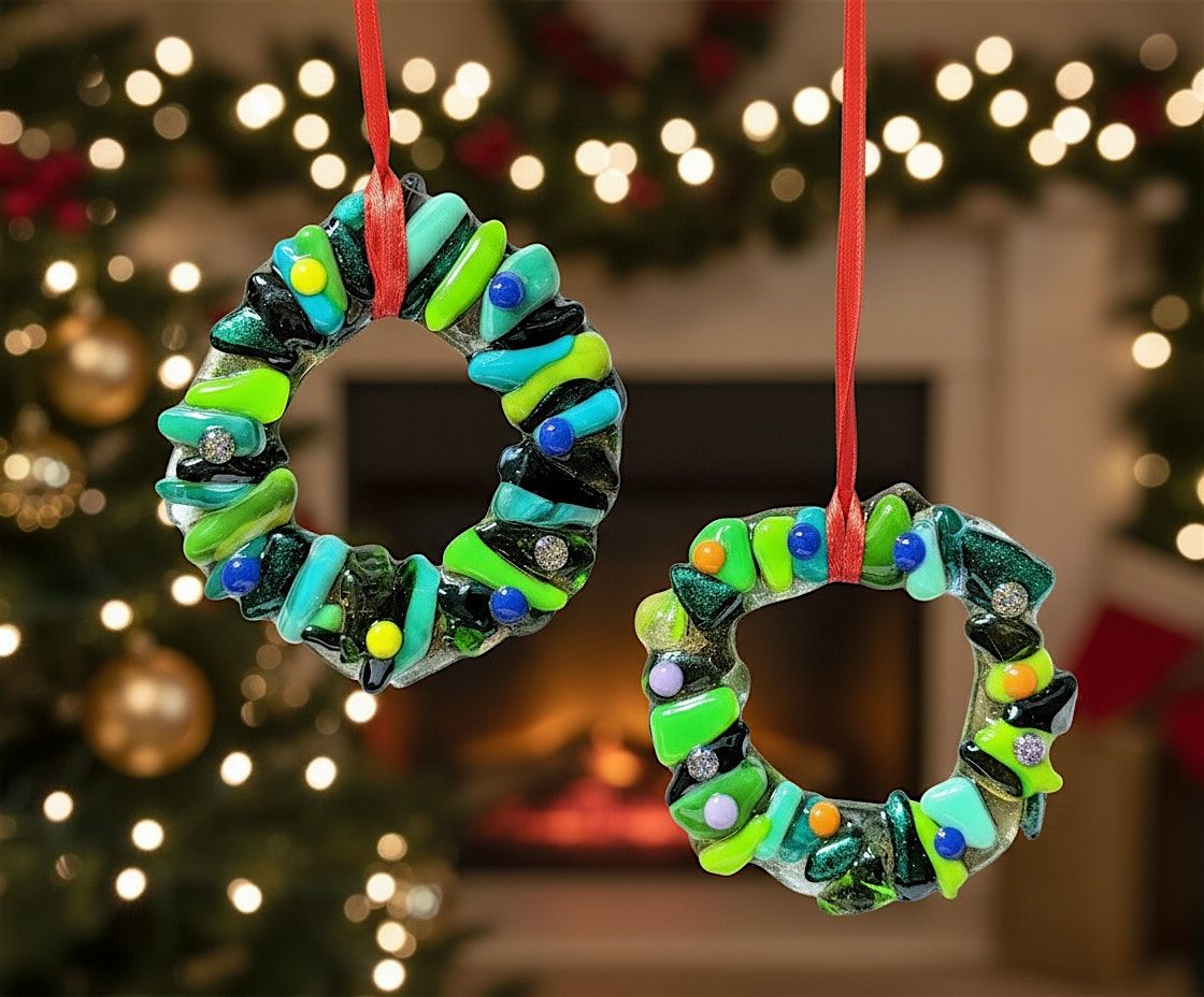 Wreath Ornament Fused Glass Workshop - Open Design  - Garden City, 2 December | Event in Garden City | AllEvents