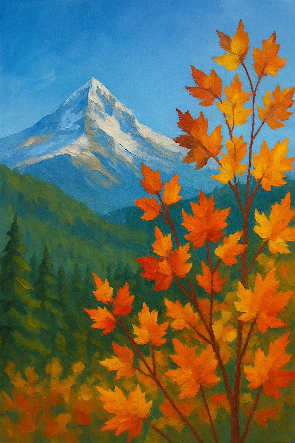 Mt. Hood in the Fall - Paint Night at Ale and Cider House, 10 September | Event in West Linn | AllEvents