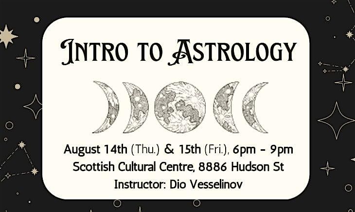 Intro to Astrology  workshop-Unlock Your Cosmic Blueprint! | Event in Vancouver | AllEvents